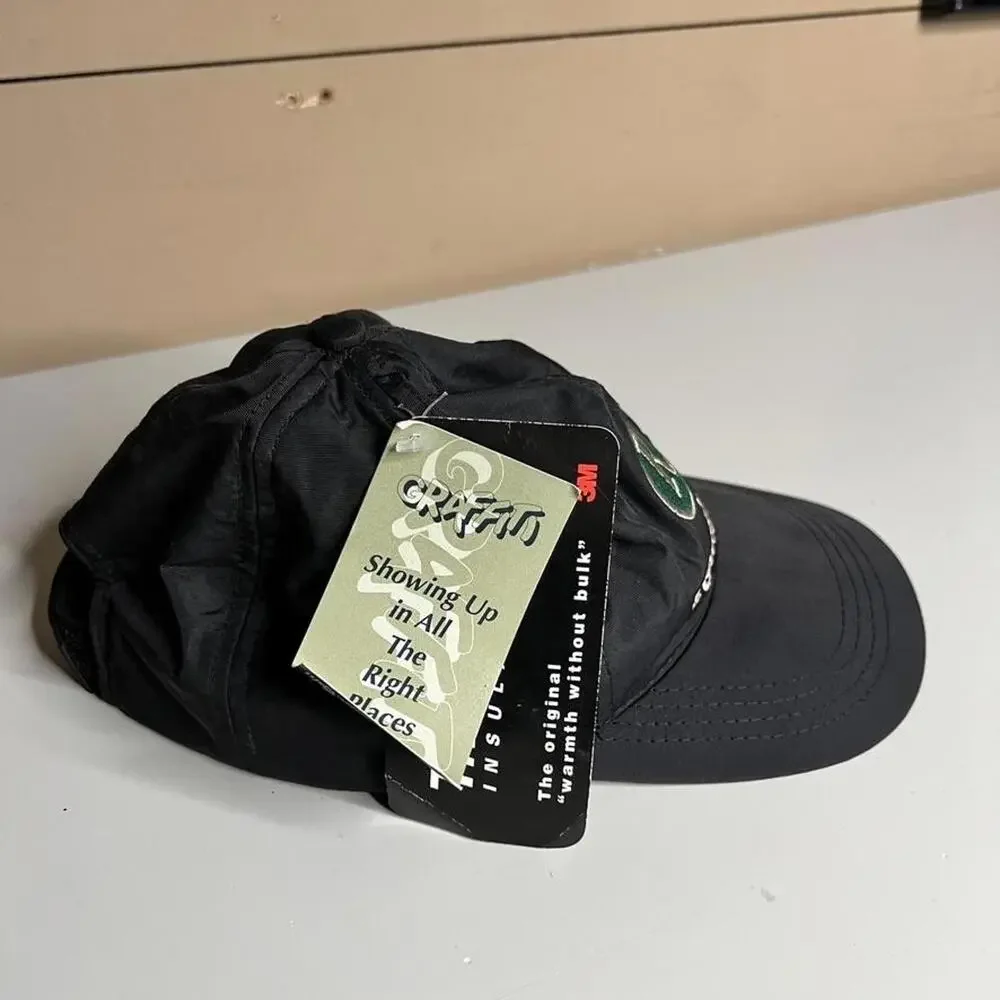 Remington Hat Cap‎ Baseball Strap Back Mens One Size Black Thinsulate Hunting